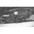 Bill Gryfe with S. Gryfe and Son's Bakery truck, Toronto, [1933 or 1934]. Ontario Jewish Archives, Blankenstein Family Heritage Centre, item 4520.|